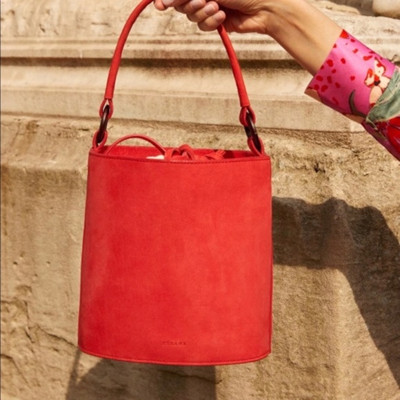 Sezane Mona Bag in Poppy - Picture 5 of 6
